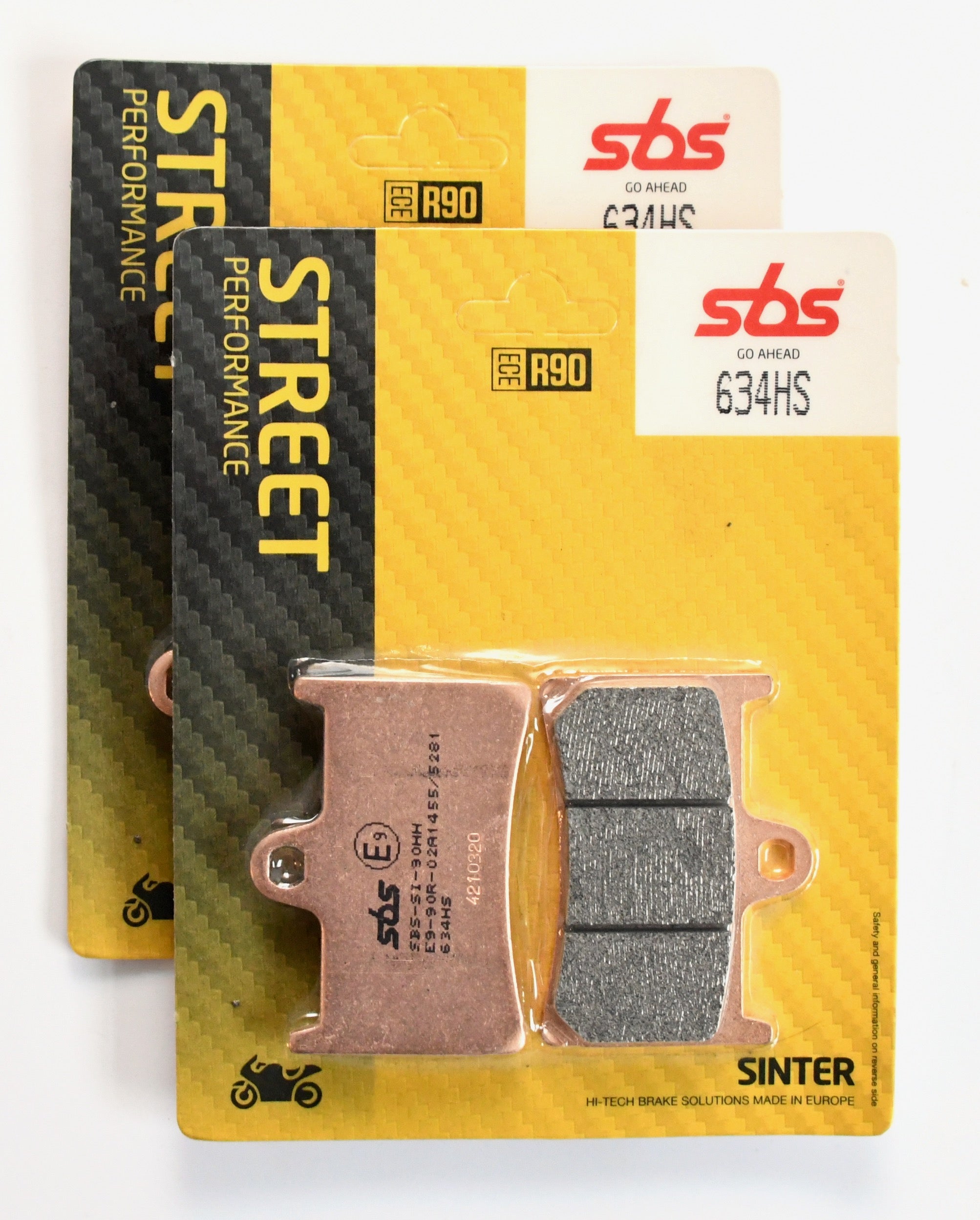 SBS 634HS Street Sinter Brake Pads (Full Front Set) | WSC Performance