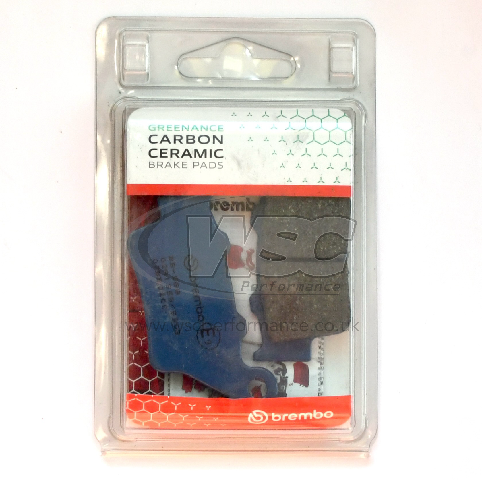 Brembo Carbon Ceramic Brake Pads 07BB02CC - Rear