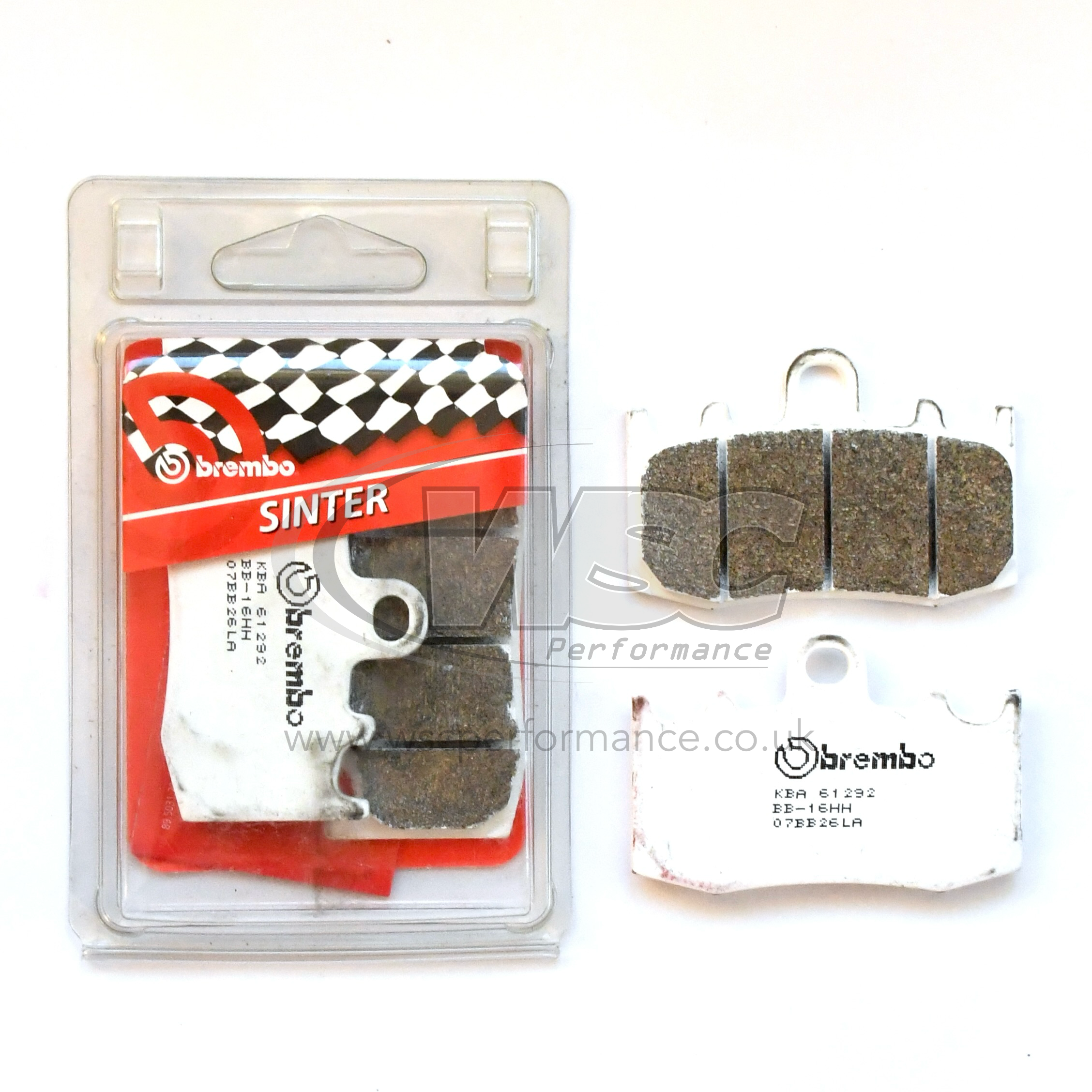 Brembo Long Life Sinter Road Brake Pads 07BB26LA (2x Packs)