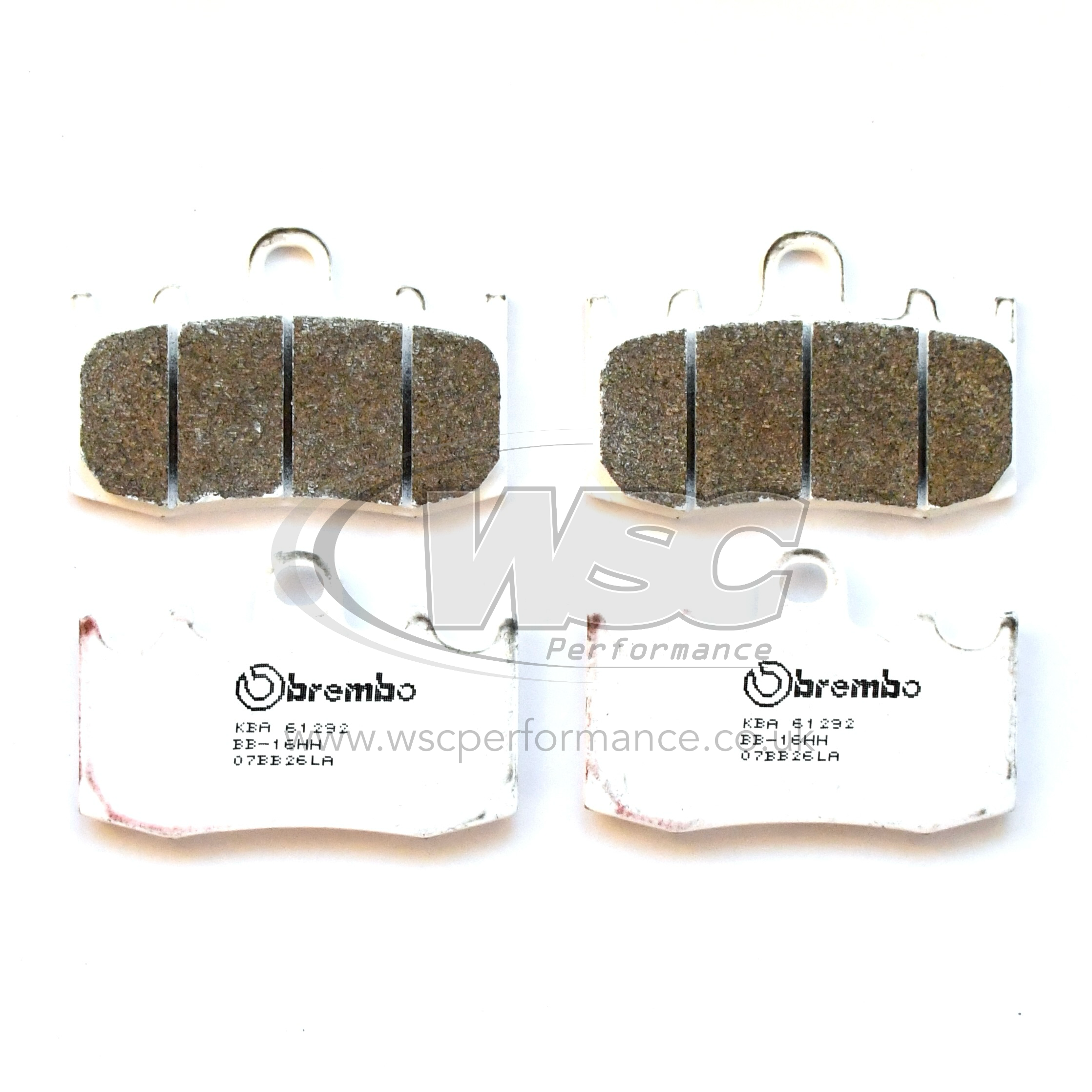 Brembo Long Life Sinter Road Brake Pads 07BB26LA (2x Packs)