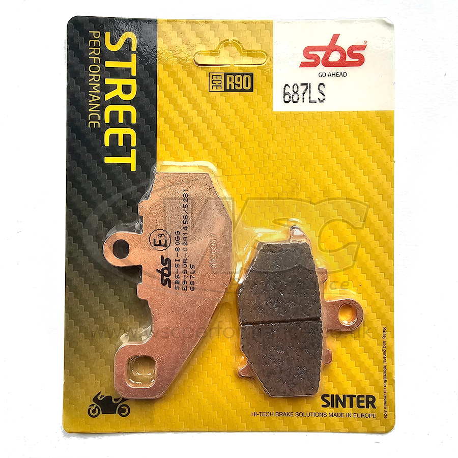 SBS 687LS Street Sinter Rear Brake Pads