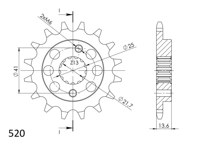 Supersprox Steel Front Sprocket CST-1307 - Choose Your Gearing