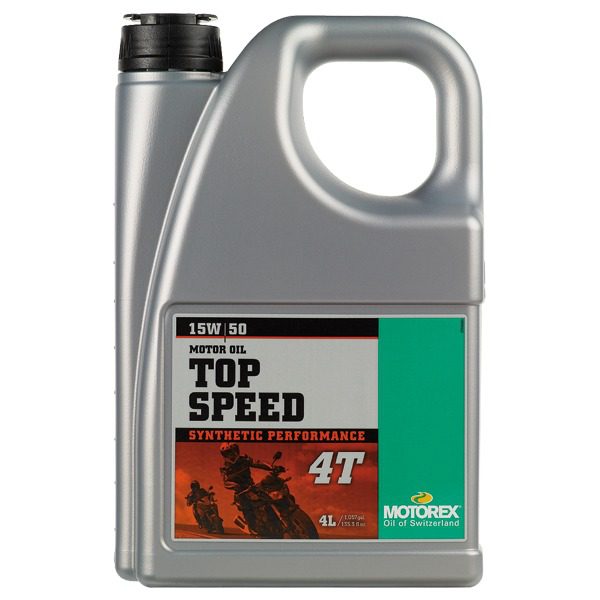 Motorex Top Speed Fully Synthetic 4T 15W 50 4L Motor Oil