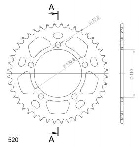 Supersprox Aluminium Sprocket RAL-7_520 - 520 Conversion - Choose Your Gearing