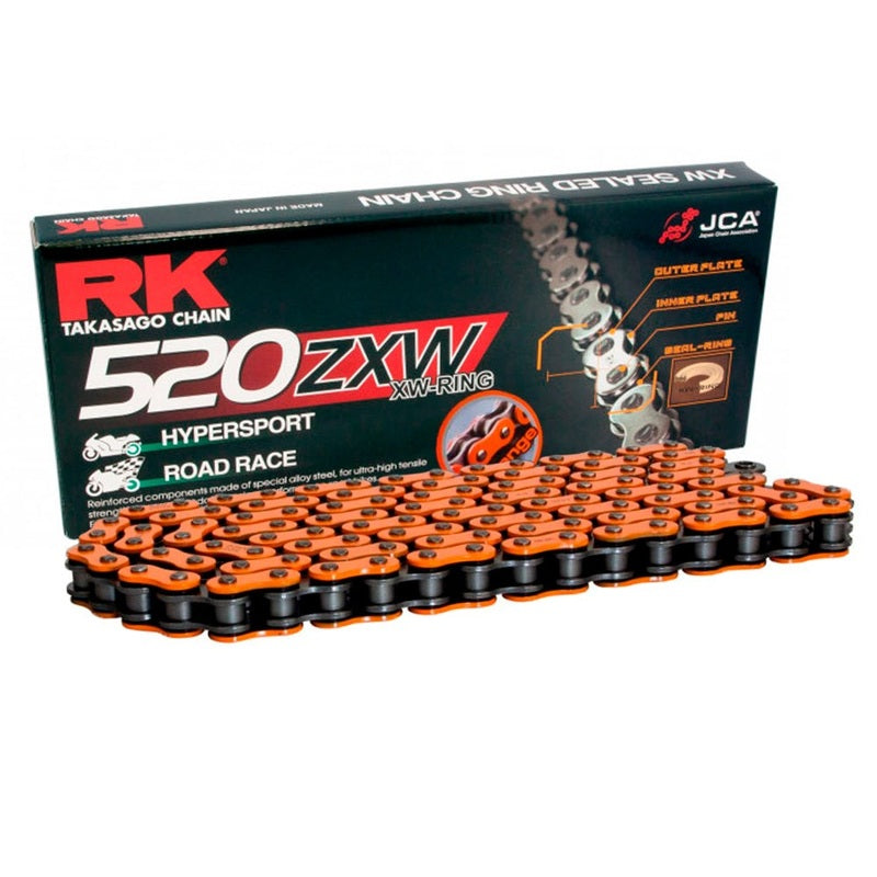 Buy orange RK 520 ZXW XW-Ring Chain - Choice of Colour and Length