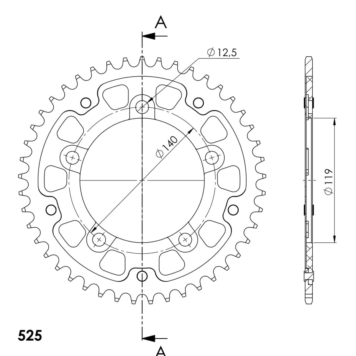 Supersprox Stealth Rear Sprocket RST-1790 - Choose Your Gearing