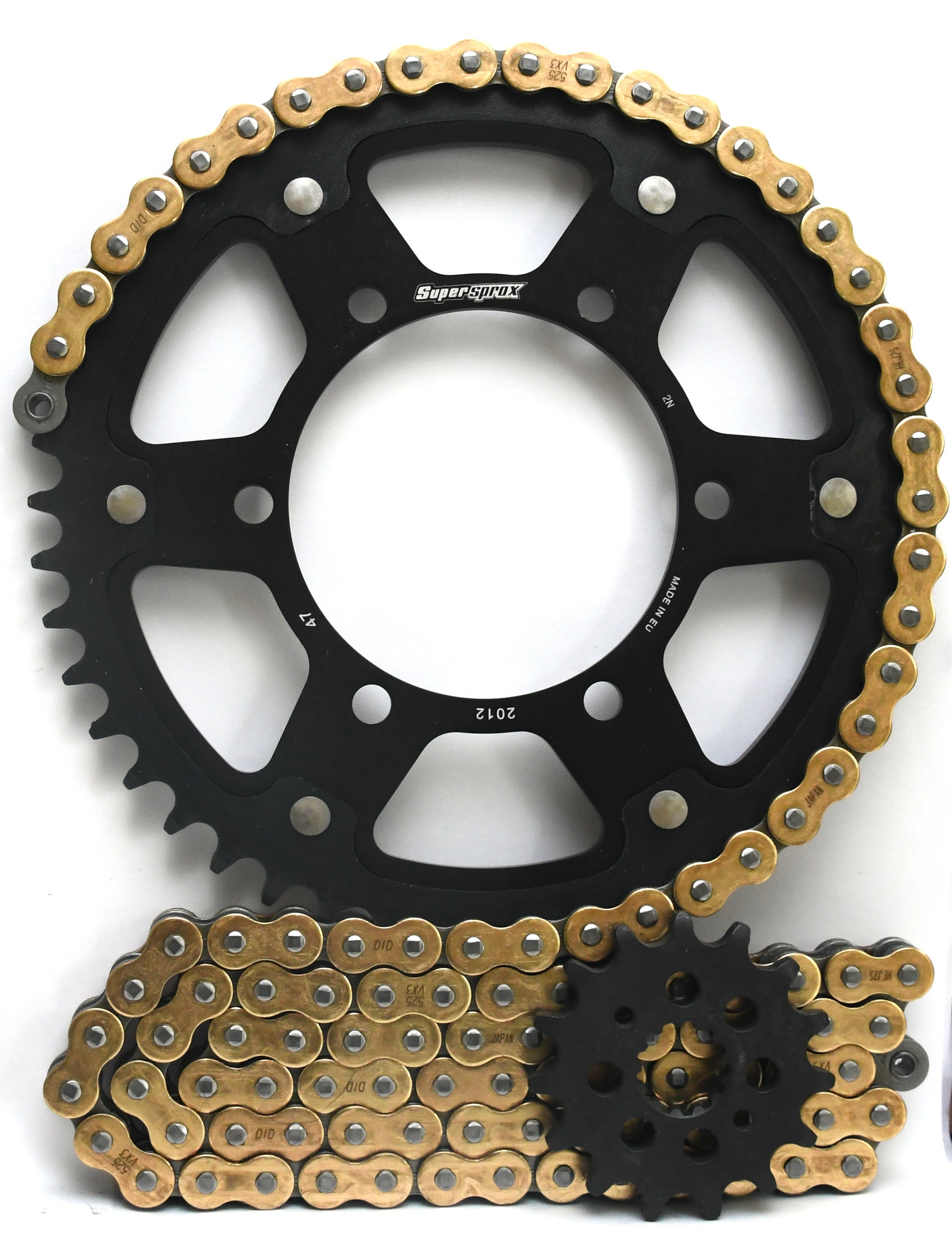 Supersprox Chain and Sprocket Kit Triumph Street Triple 765 2017 2022 WSC Performance