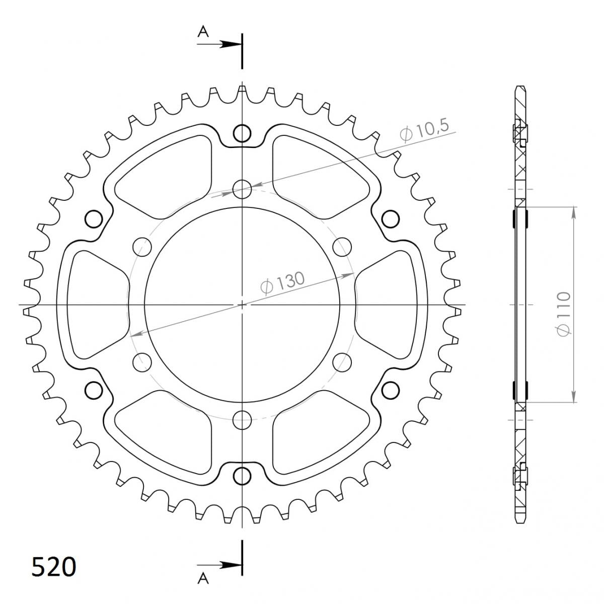 Supersprox Stealth Sprocket RST-486:47