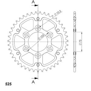 Supersprox Stealth Rear Sprocket RST-765:42