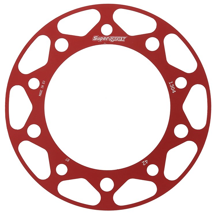 Buy red Supersprox Steel Edge Alloy Face Plate for RFA-1304:42