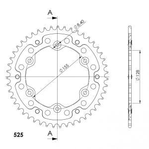 Supersprox Stealth Rear Sprocket RST-6:45