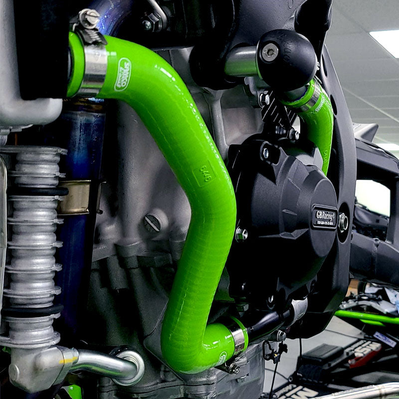 Samco Sport Silicone Radiator Coolant Hose Kit for Kawasaki ZX-10R 2021> 3 Hose Race Spec KAW-101