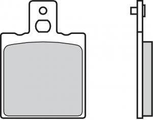 Brembo Sinter Road Brake Pads 07BB01SP - Rear