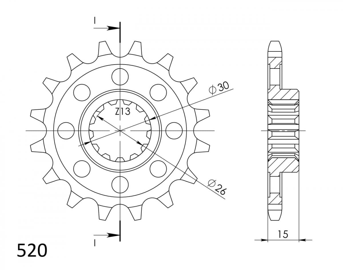 Supersprox Steel Front Sprocket CST-404 - Choose Your Gearing