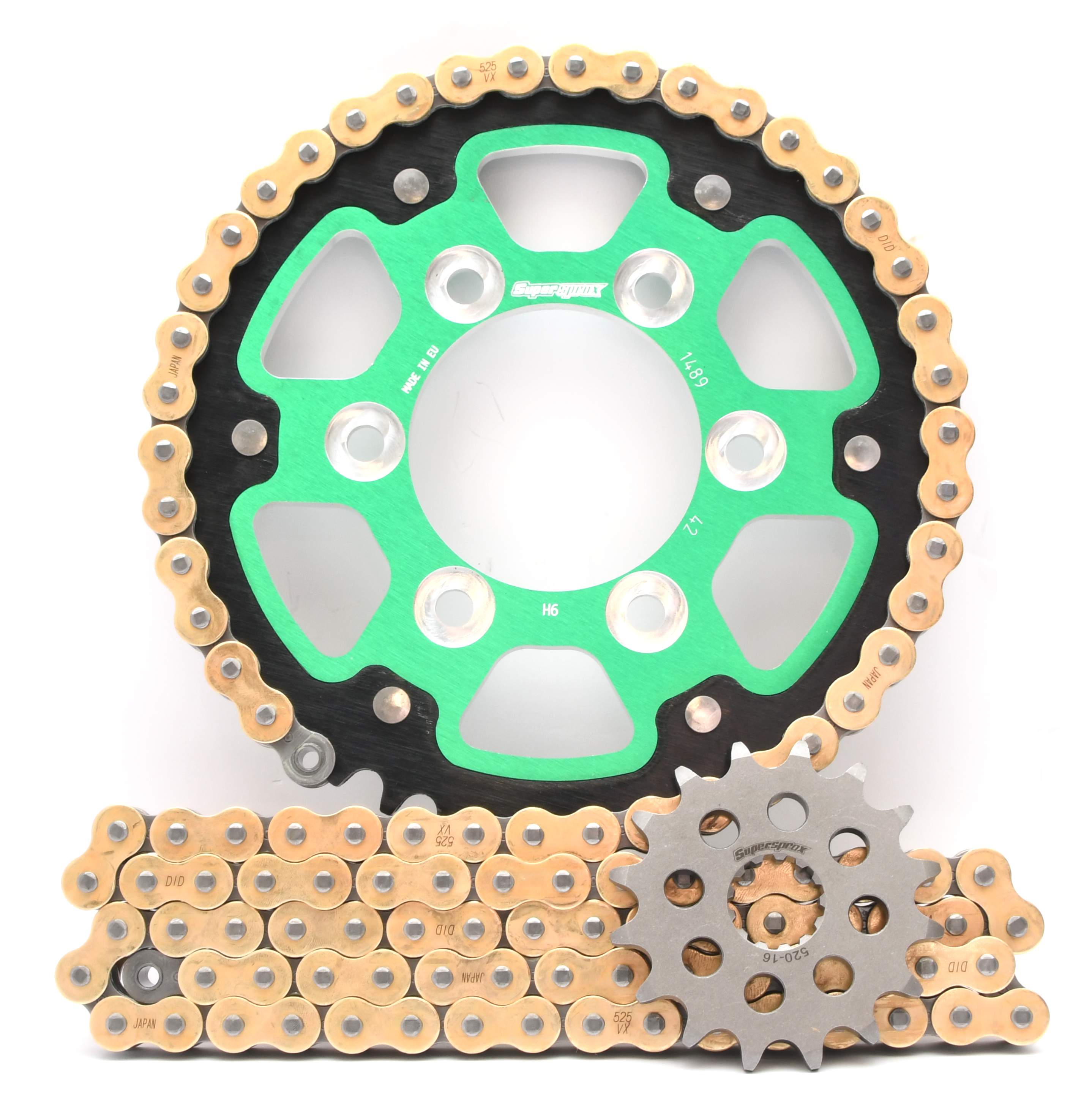 Supersprox Chain & Sprocket Kit Kawasaki ZX6R 1998-2002 - Choose Your  Gearing