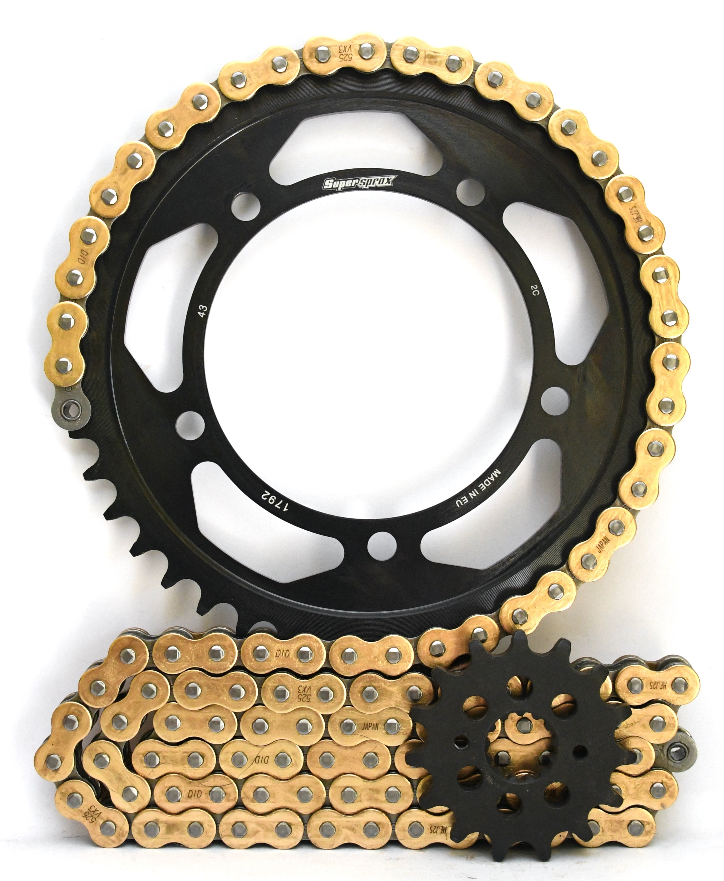 Supersprox Chain & Sprocket Kit for Triumph Bonneville 865 2007-2014 -  Standard Gearing