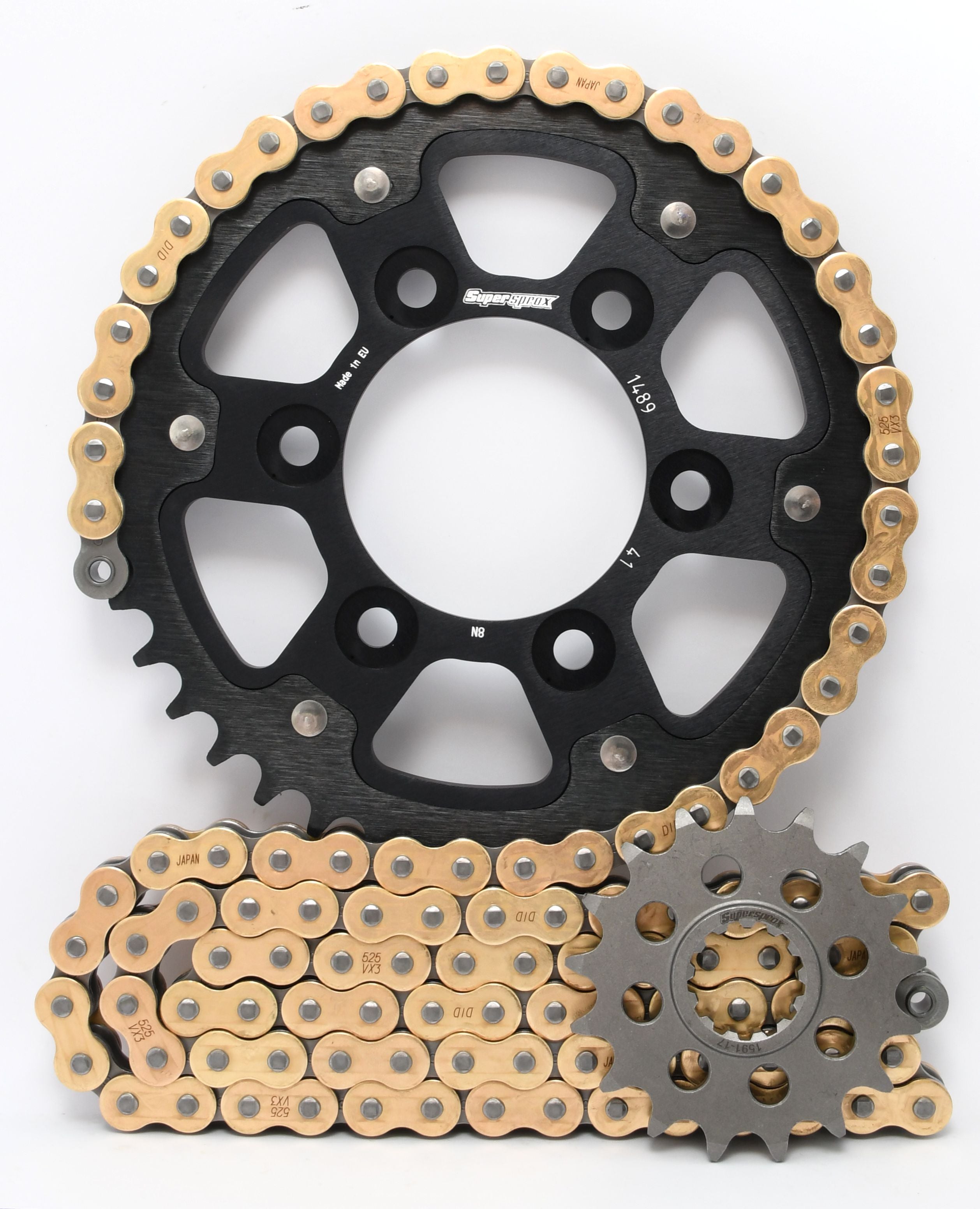 Supersprox Chain & Sprocket Kit Kawasaki ZX6R 1998-2002 - Choose Your  Gearing